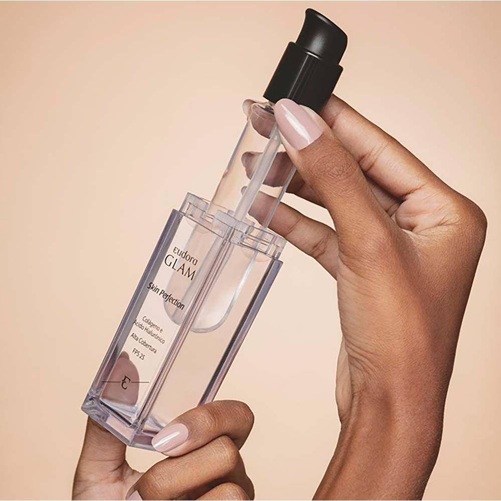 Refil Base Líquida Eudora Glam Skin Perfection 30ml - 5