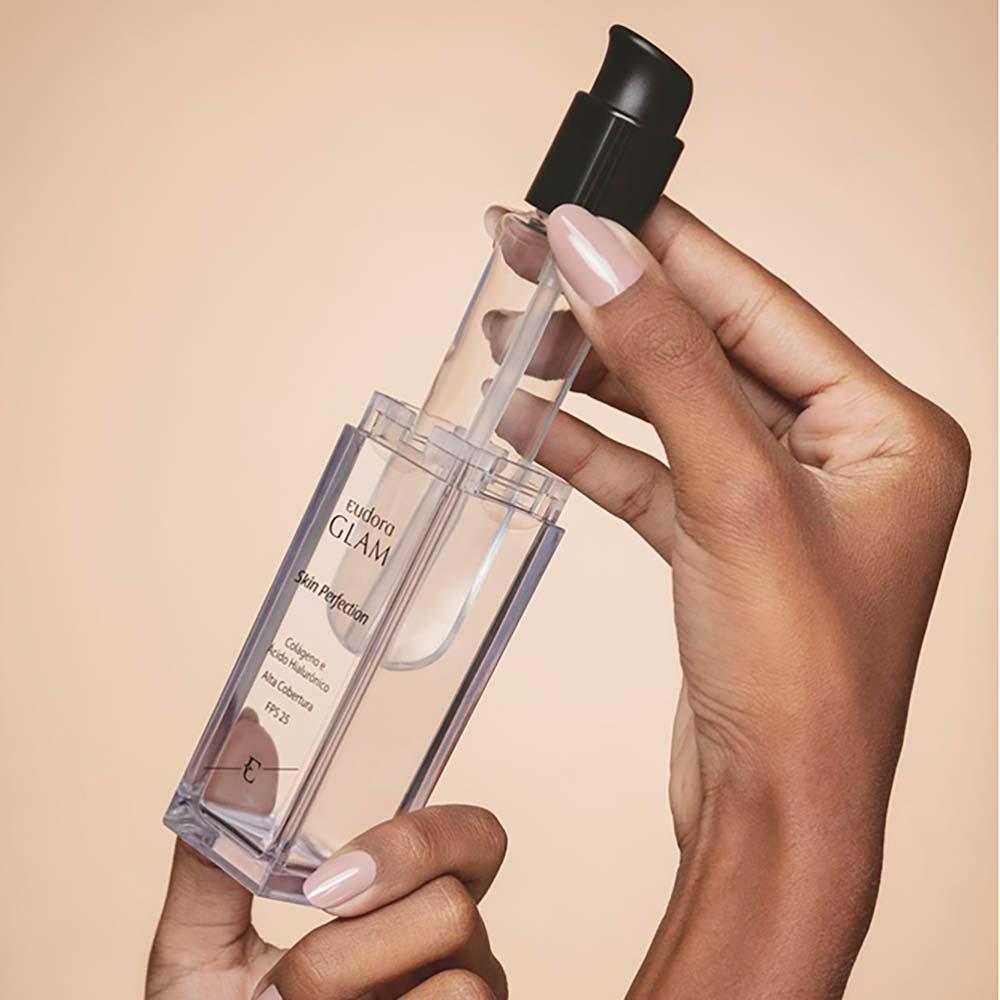Refil Base Líquida Eudora Glam Skin Perfection 30ml - 5
