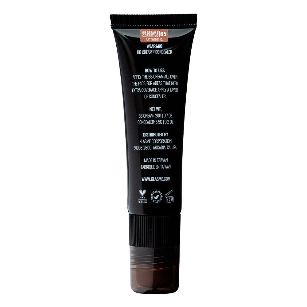 BB Cream Líquido 4 em 1 Klasmé Wear & Go FPS50 - 4