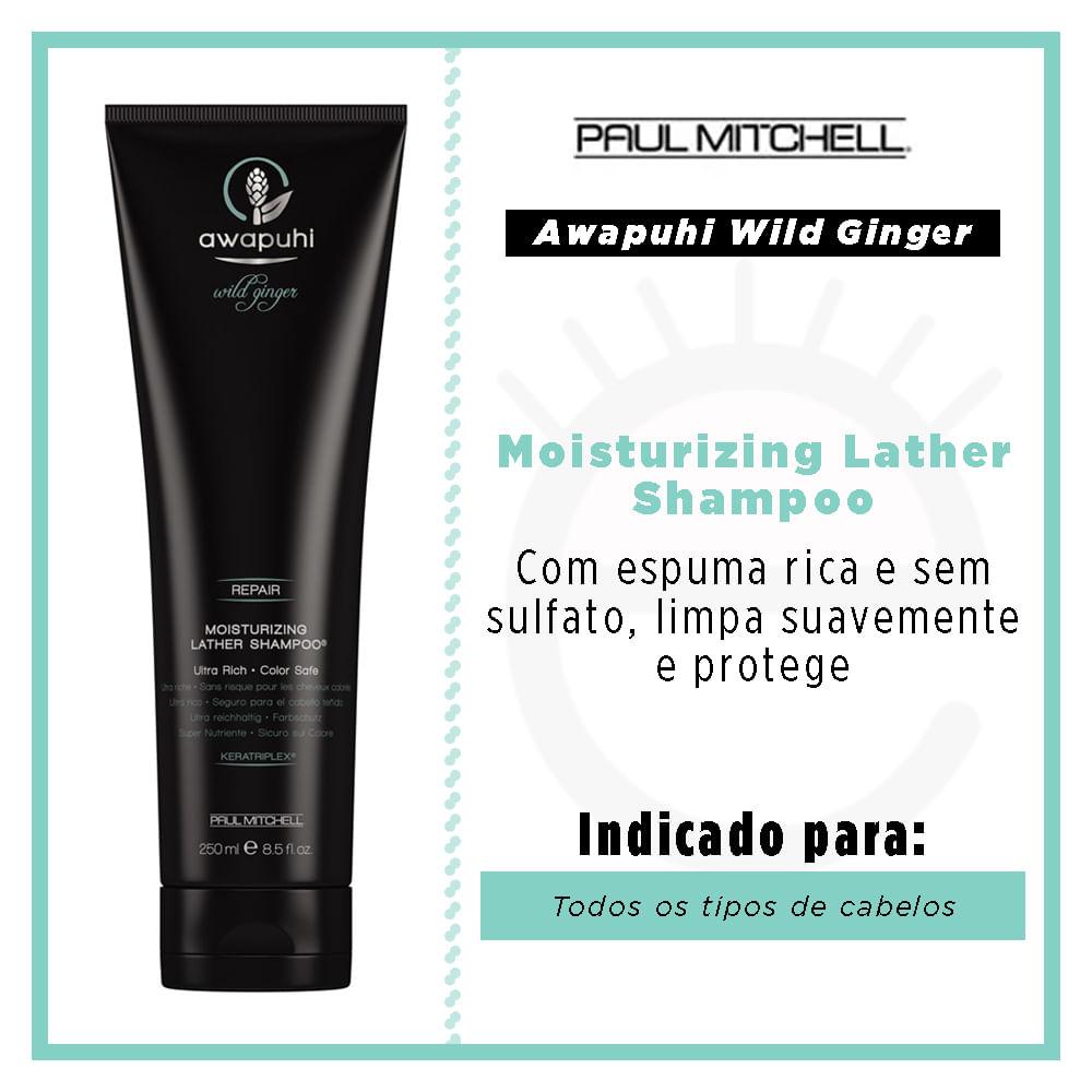 Paul Mitchell Awapuhi Wild Ginger Moisturizing Lather - Shampoo - 2