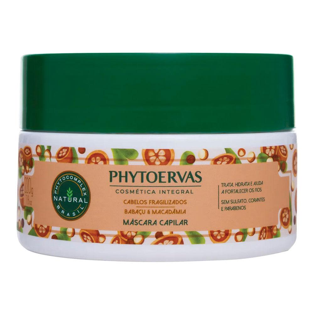 Phytoervas Babaçu e Macadâmia Máscara de Tratamento Reconstrutora - 1