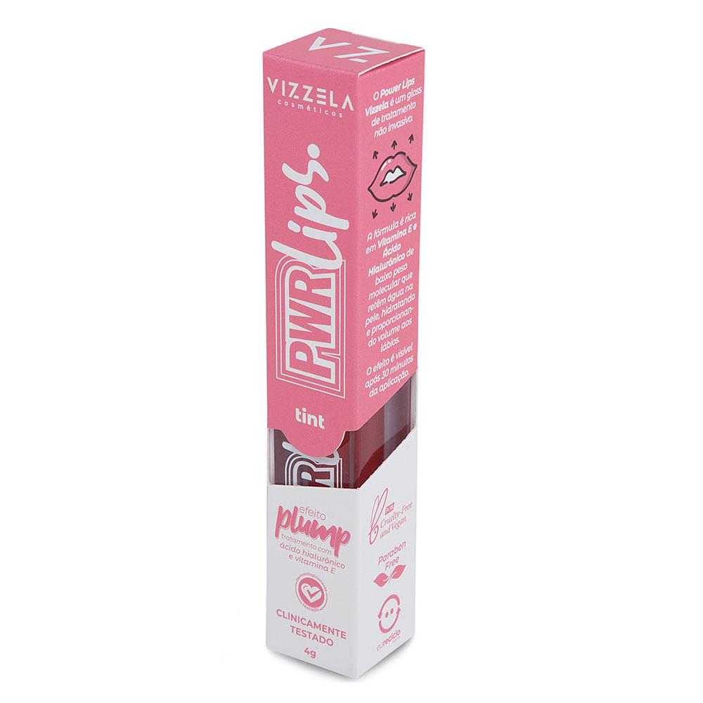 Gloss Labial Vizzela Power Lips Top Coat - 1