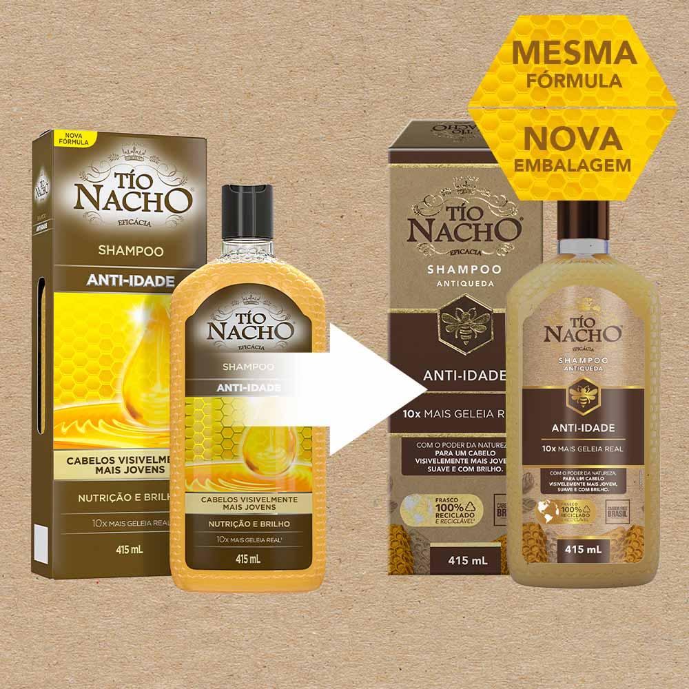 Tio Nacho Shampoo Anti-idade Nutrição e Brilho - 4