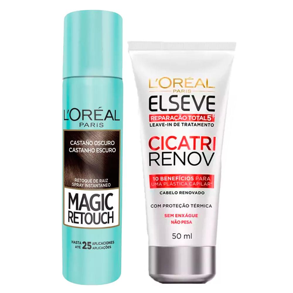L'Oréal Paris Magic Retouch + Cicatri Renov Kit - Corretivo Instantâneo + Leave-in - 1