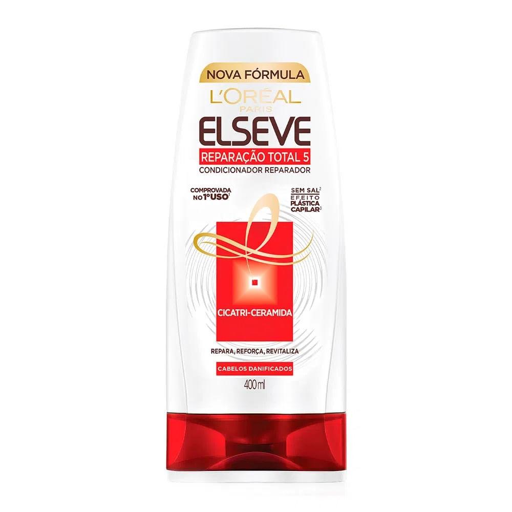 Elseve Reparação Total 5 Kit - Shampoo + Condicionador + Creme de pentear + Tratamento - 3