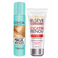 L'Oréal Paris Magic Retouch + Cicatri Renov Kit - Leave-In + Corretivo Capilar Louro Claro - 1