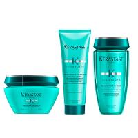 Kérastase Resistance Extentioniste e Thermique Kit - Protetor Térmico 150ml + Shampoo 250ml + Máscara de Tratamento 200ml - 1