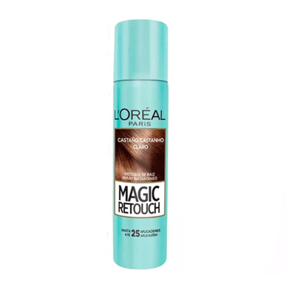 L'Oréal Paris Magic Retouch + Cicatri Renov Kit - Leave-In + Corretivo Capilar Castanho Claro - 2