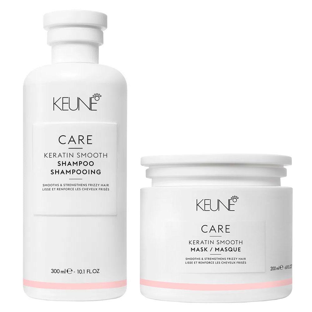 Keune Care Keratin Smooth Kit - Shampoo + Máscara - 1