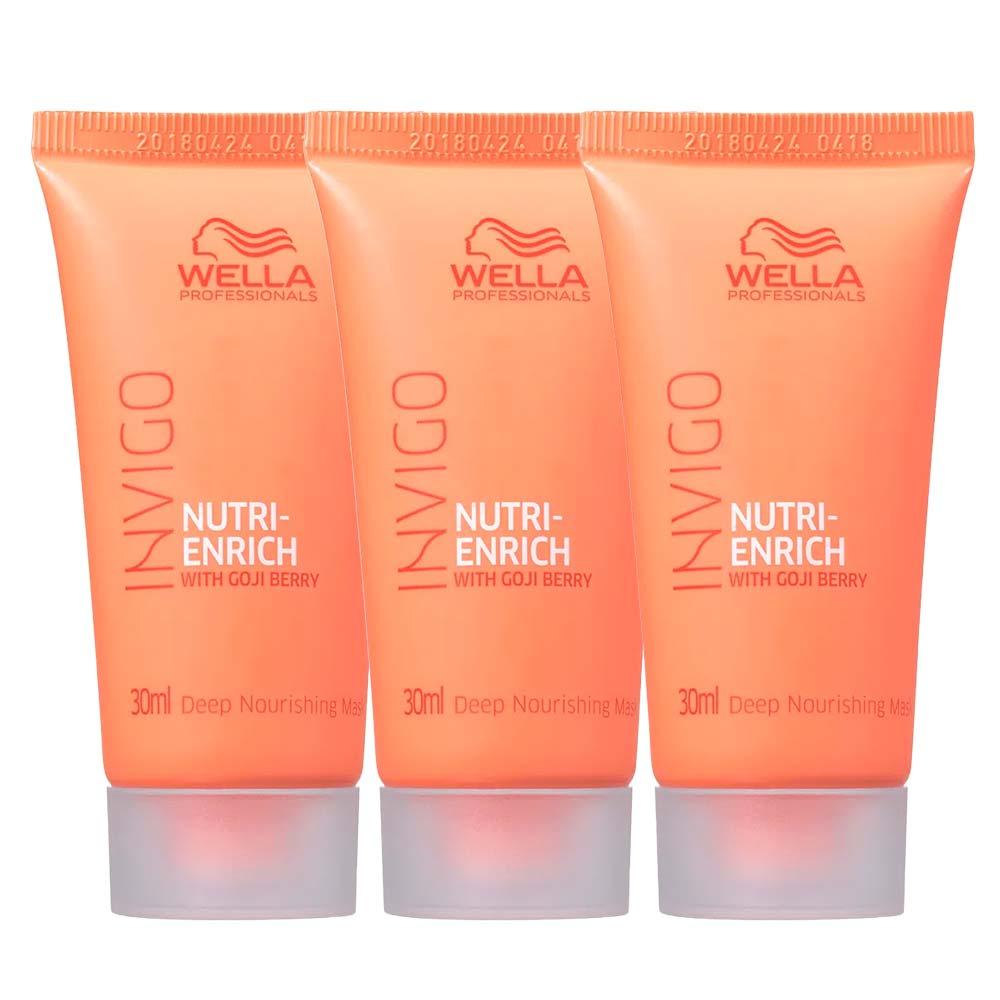 Wella Professionals Invigo Nutri-Enrich Kit com Três Máscaras Condicionadoras Travel Size - 1