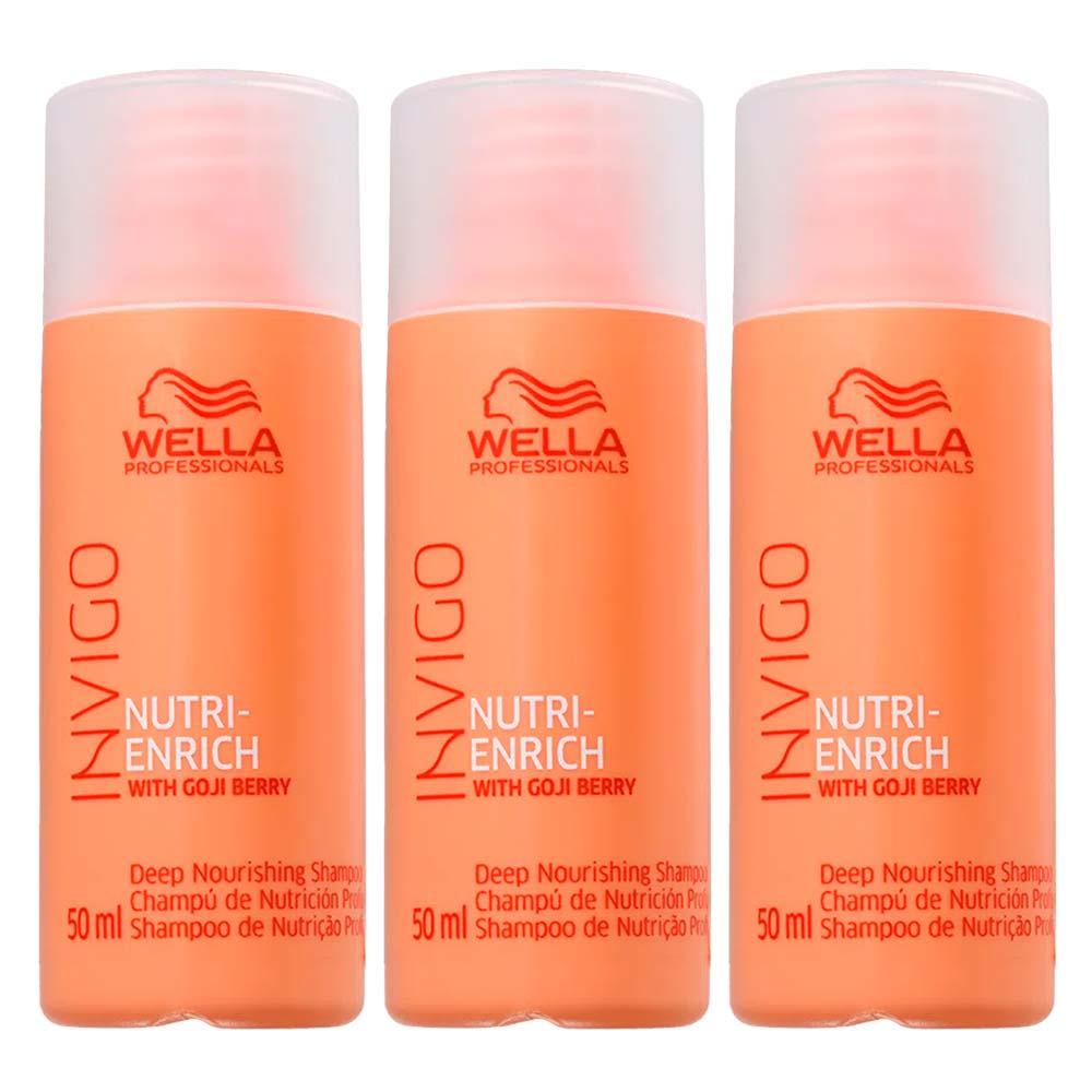 Wella Professionals Invigo Nutri-Enrich Kit com Três Shampoos Travel Size - 1