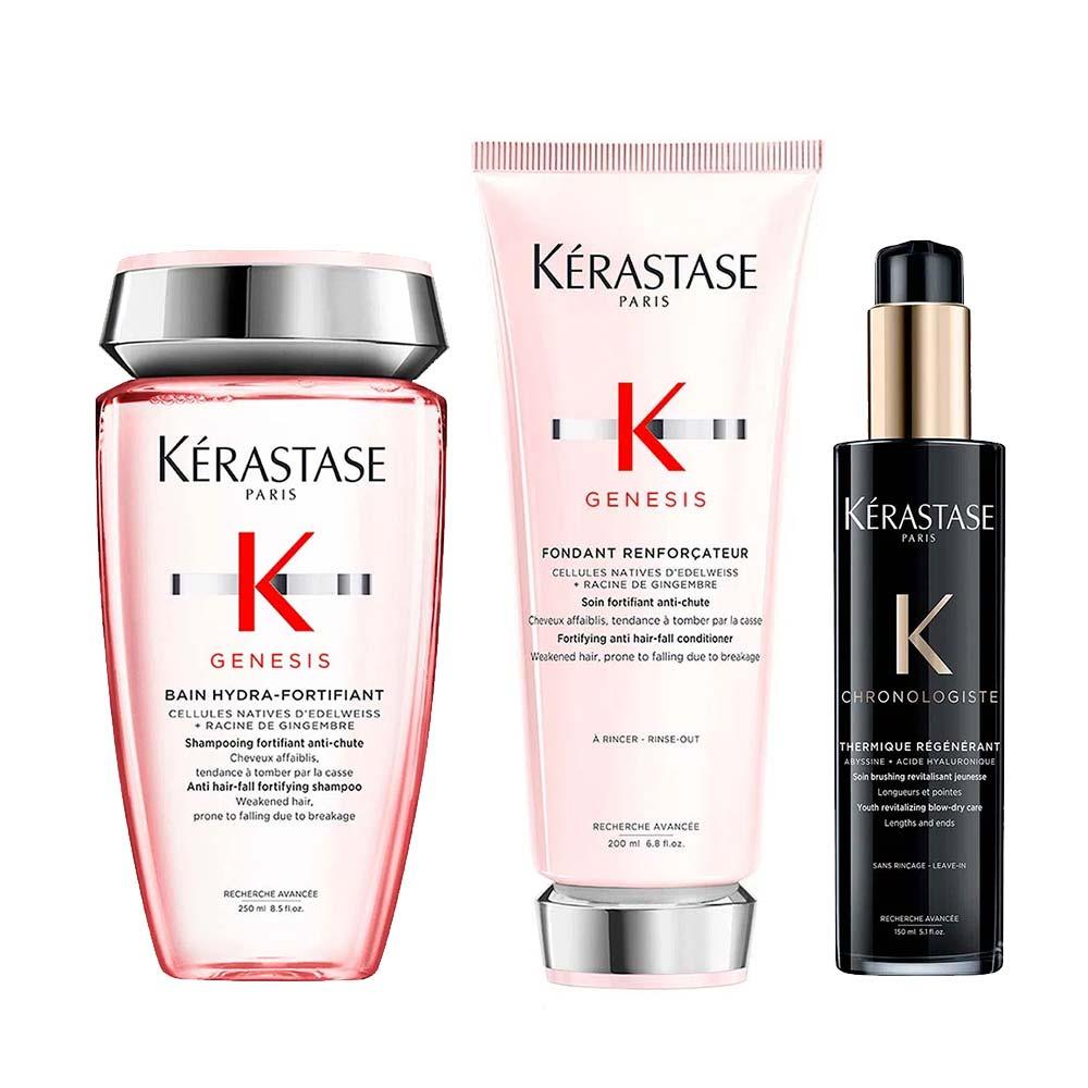 Kérastase Genesis Kit – Shampoo + Condicionador + Leave-in - 1