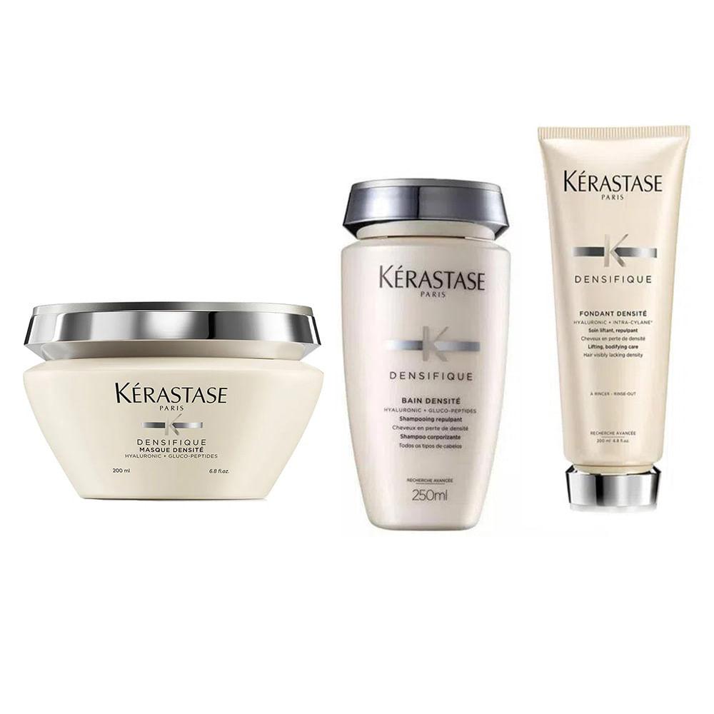 Kérastase Densifique Kit - Shampoo + Máscara de Tratamento + Condicionador - 1