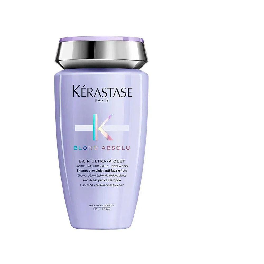 Kérastase Blond Absolu Kit - Máscara Desamareladora + Tratamento Fortalecedor + Sérum + 2 Shampoos - 2