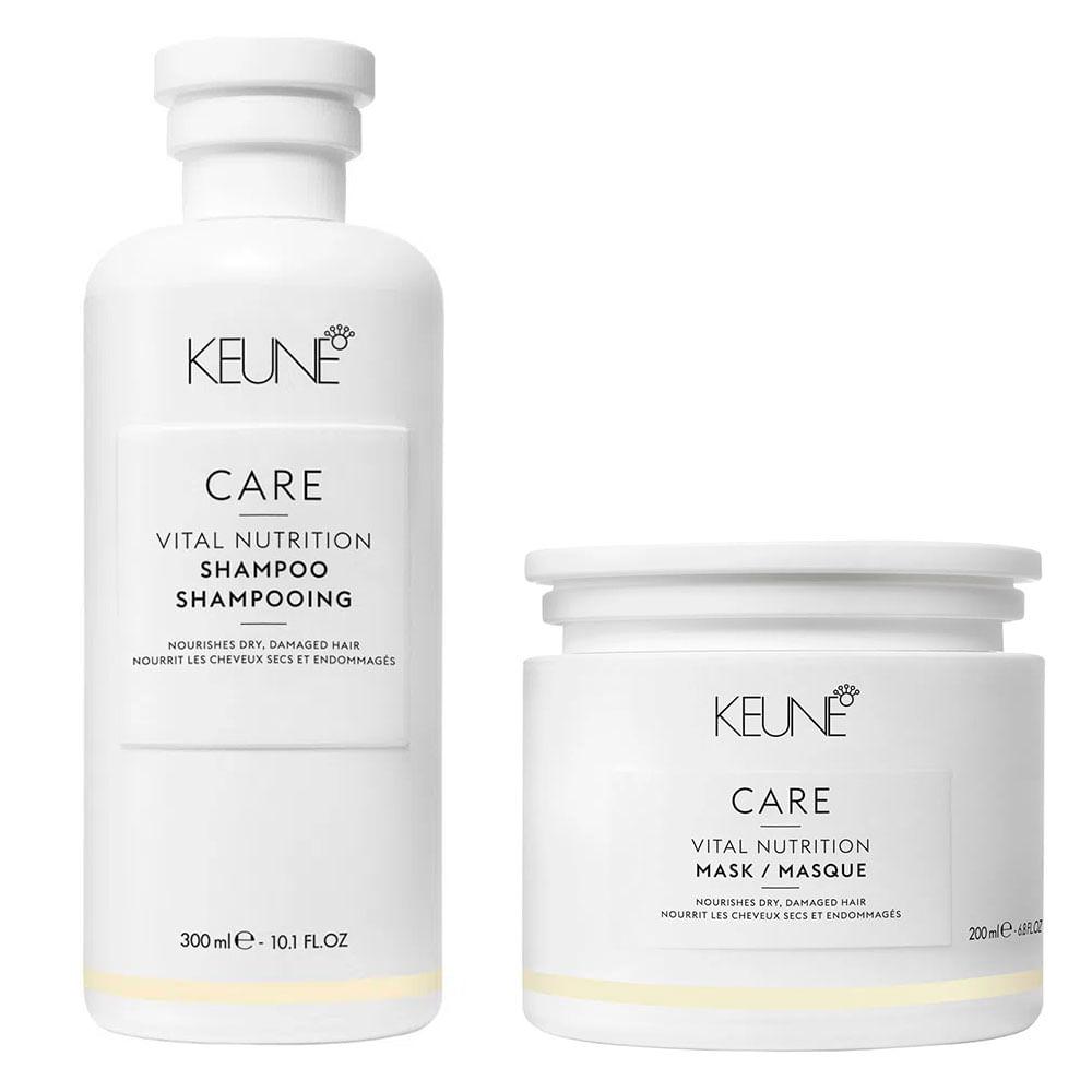 Keune Vital Nutrition Kit - Shampoo + Máscara - 1
