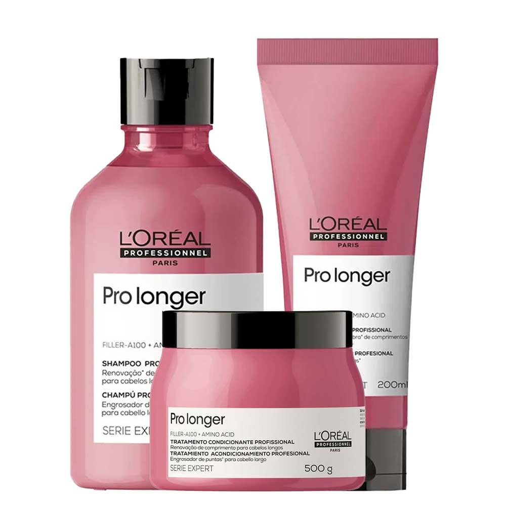 L’Oréal Professionnel Pro Longer Kit - Shampoo + Condicionador + Máscara - 1