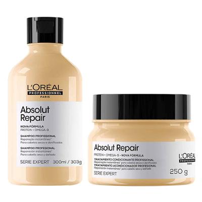 L’Oréal Professionnel Absolut Repair Com Proteína e Ômega 9 Kit - Shampoo + Máscara