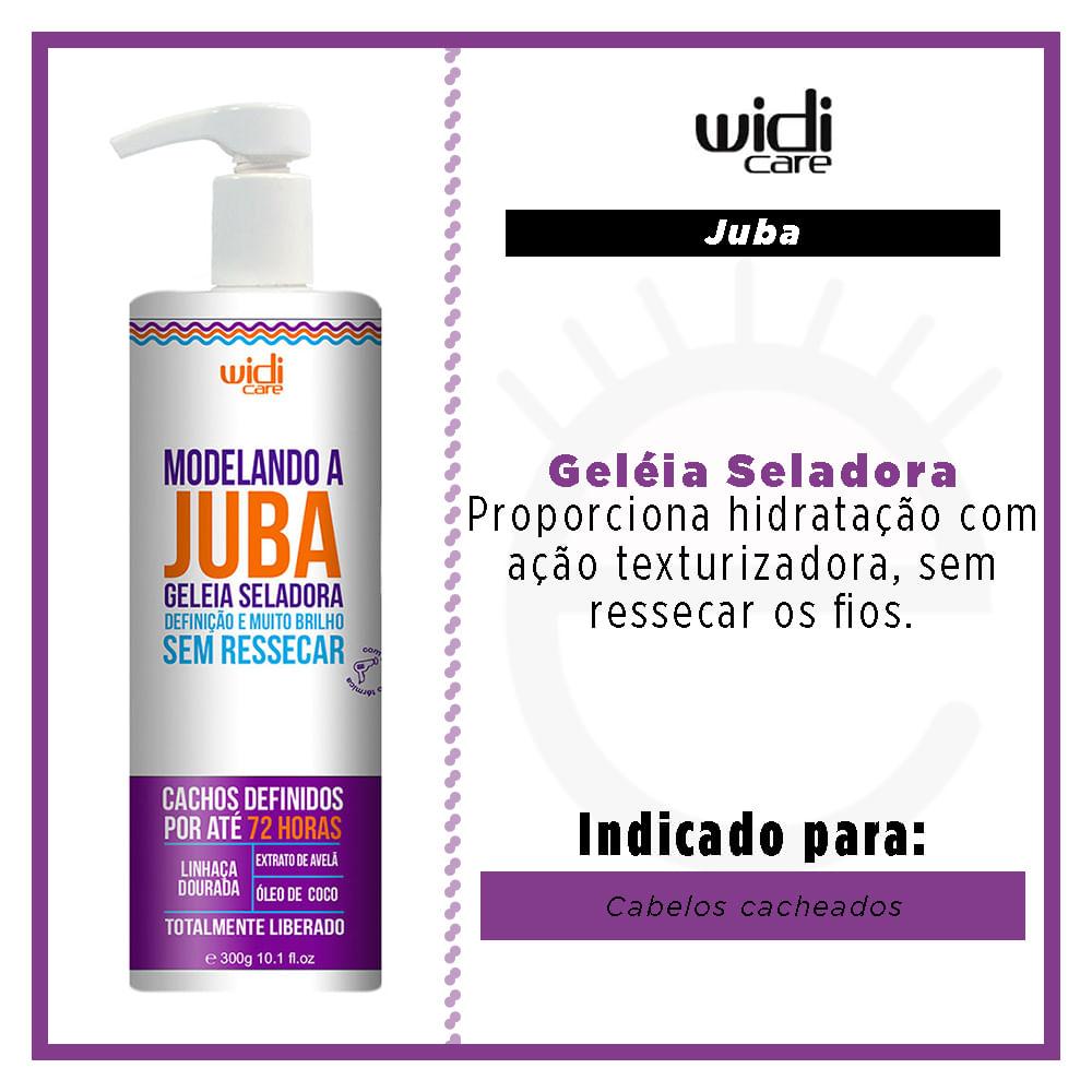 Widi Care Modelando a Juba Geléia Seladora - 2