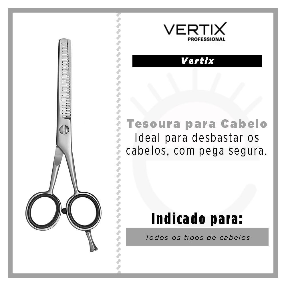 Tesoura para Cabelo Vertix - Iniciante Desbaste - 2