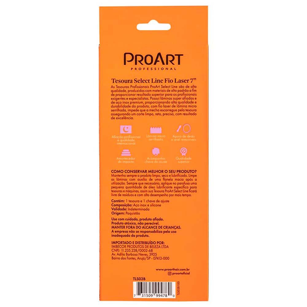 Tesoura Para Cabelo ProArt Select Line Fio Laser 7 – Profissional - 5