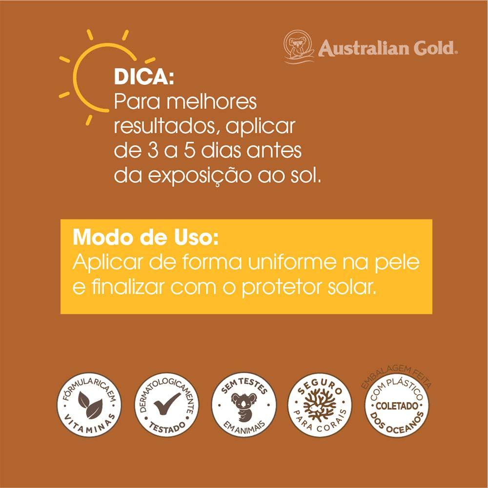 Acelerador de Bronzeado Australian Gold - Dark Tanning Instant com Bronzer - 7
