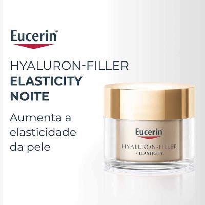 Eucerin Creme Facial Anti-Idade Firmador Noite Hyaluron-Filler Elasticity
