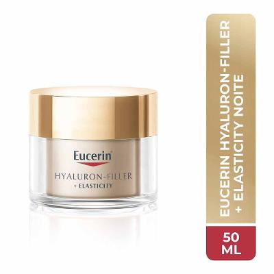 Eucerin Creme Facial Anti-Idade Firmador Noite Hyaluron-Filler Elasticity