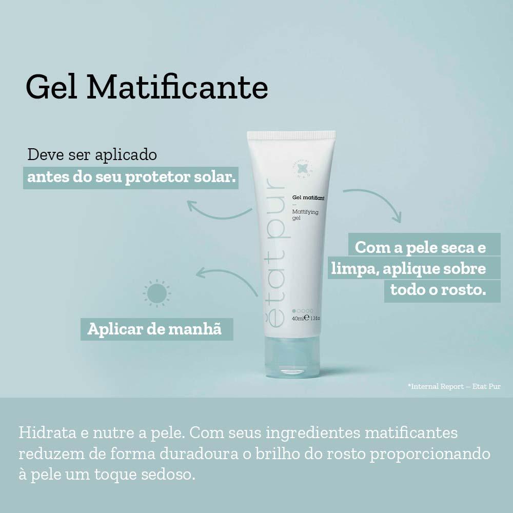 Gel Matificante Facial État Pur - 5