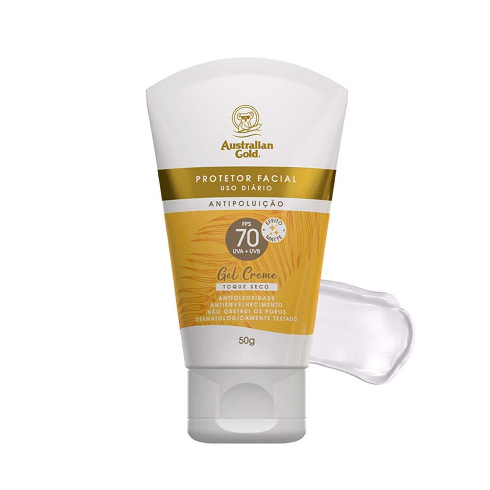 Protetor solar Facial Gel Creme Australian Gold FPS70 - 2