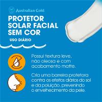 Protetor solar Facial Gel Creme Australian Gold FPS70 - 7