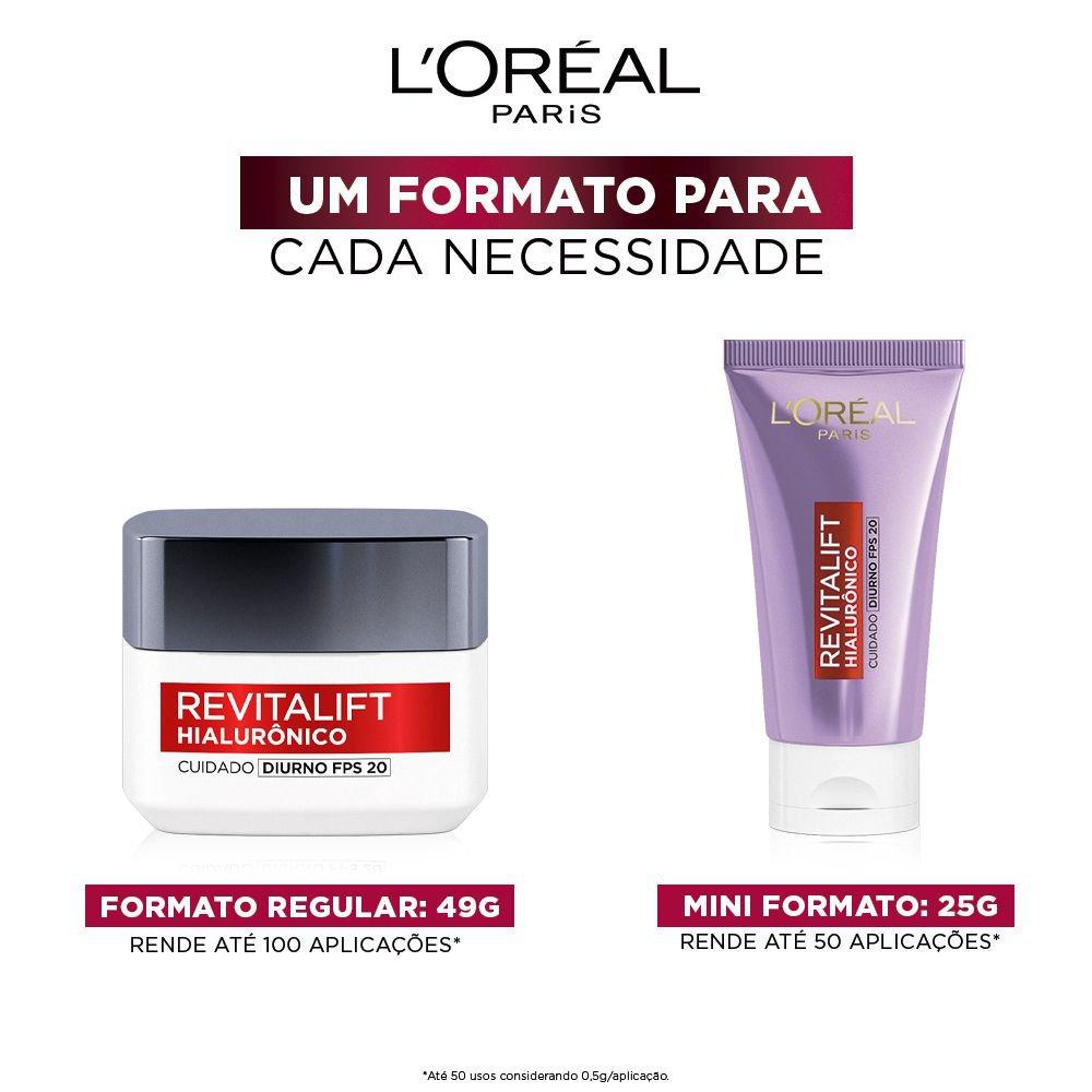 Creme Hidratante Facial Anti-idade L'Oréal Paris Revitalift Hialurônico Diurno FPS20 - 6