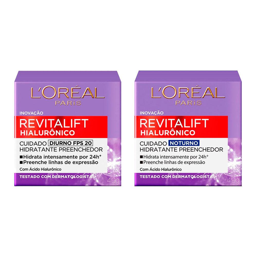 L'Oréal Paris Revitalift Hialurônico Kit Anti-idade - Diurno + Noturno - 1