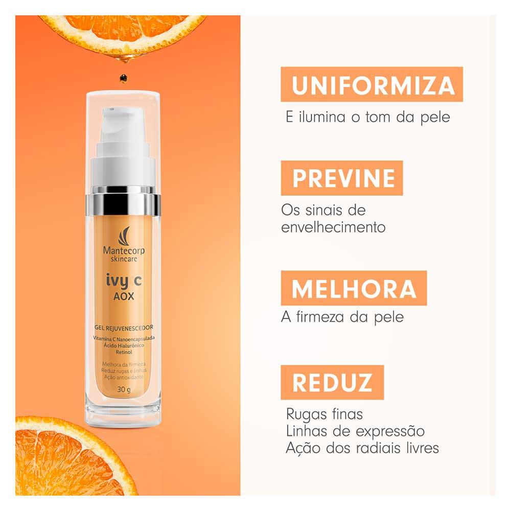 Gel Rejuvenescedor Facial Mantecorp - Ivy C Aox - 4