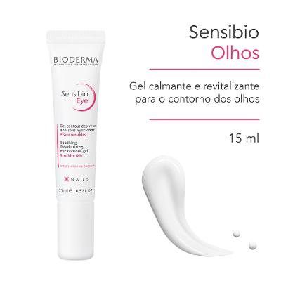 Gel Hidratante e Revitalizante para o Contorno dos Olhos Bioderma Sensibio Eye