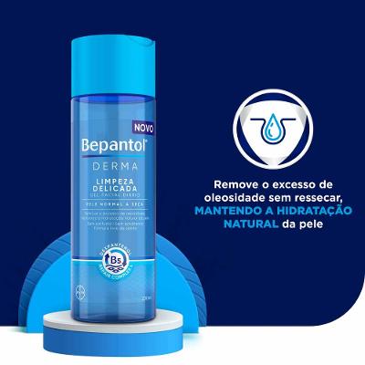 Bepantol Derma Limpeza Delicada Gel Facial Diário - Pele Normal a Seca