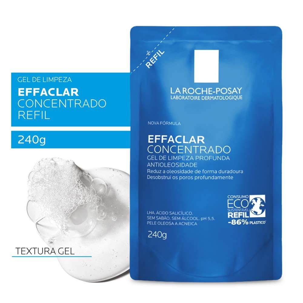 Gel de Limpeza Facial para Pele Oleosa e Acneica Refil La Roche-Posay Effaclar - 2