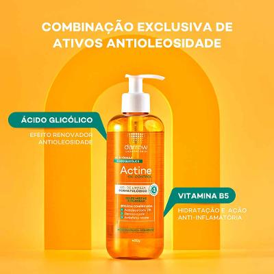 Darrow Actine Oil Control Gel de Limpeza Facial Refil