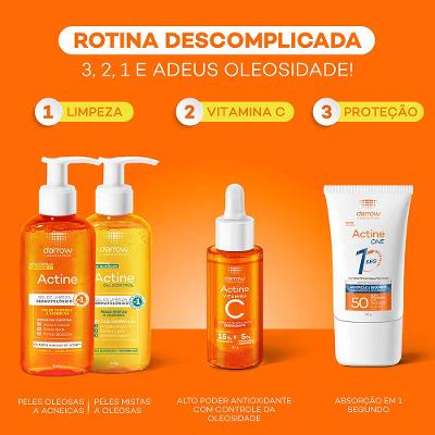 Darrow Actine Oil Control Gel de Limpeza Facial Refil