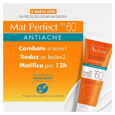 Protetor Solar Avène - Mat Perfect Fluido Antiacne FPS 60