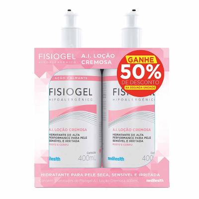Fisiogel Ação Calmante Kit – Loção Cremosa 2x