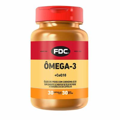 Suplemento Alimentar em Comprimidos FDC - Ômega 3 + Coenzima Q10