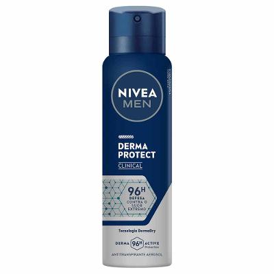 NIVEA MEN Desodorante Antitranspirante Aerossol Derma Protect Clinical