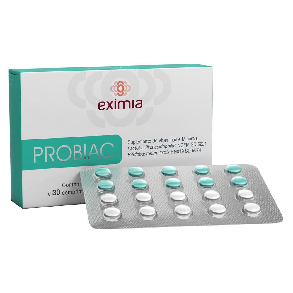 Suplemento Vitamínico Exímia Probiac - 30 comprimidos - 1