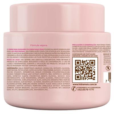 Creme para massagem Hidramais Colágeno Nano DMAE