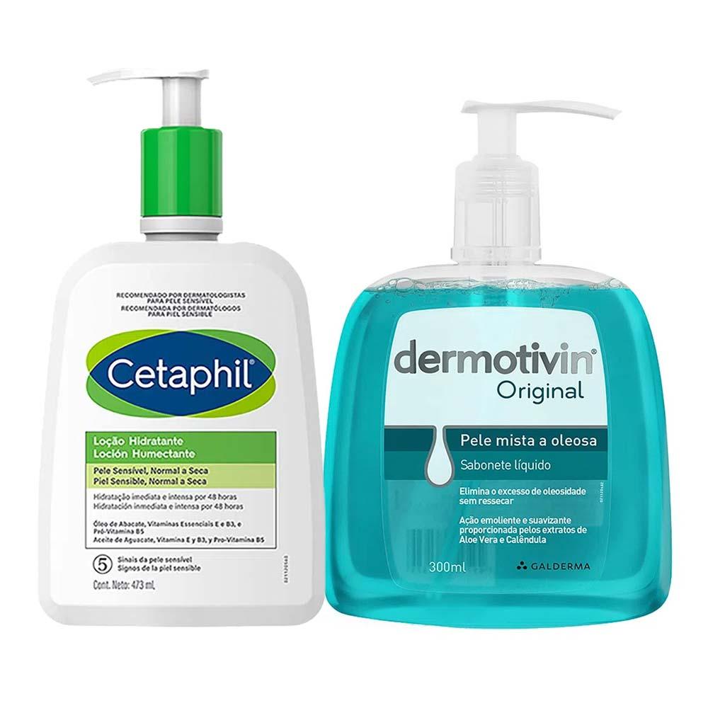 Cetaphil Kit – Loção Hidratante + Sabonete Líquido - 1