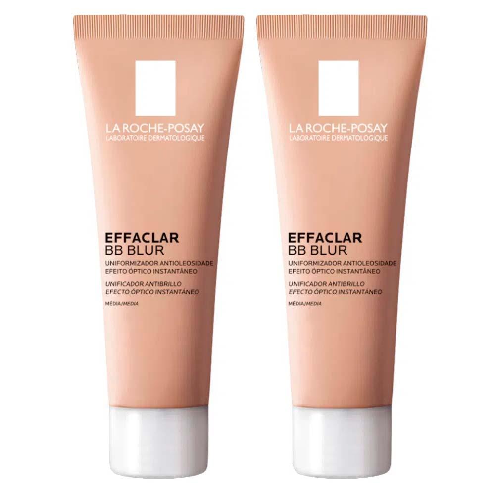 La Roche-Posay Effaclar BB Blur Mousse Kit com 2 Unidades – Base Uniformizadora Média – 20ml - 1