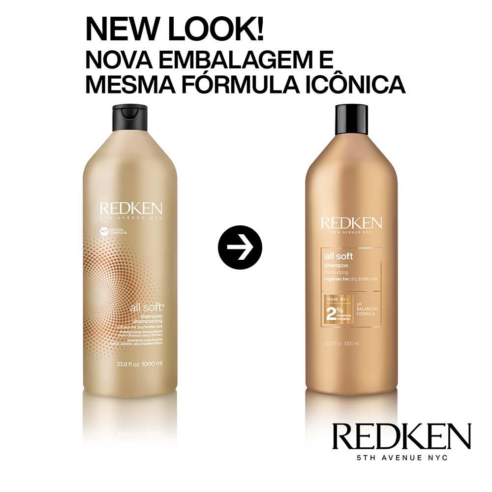 Redken All Soft - Shampoo Hidratante - 4