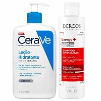 Vichy Dercos e Cerave Kit – Shampoo + Loção de Hidratante - 1