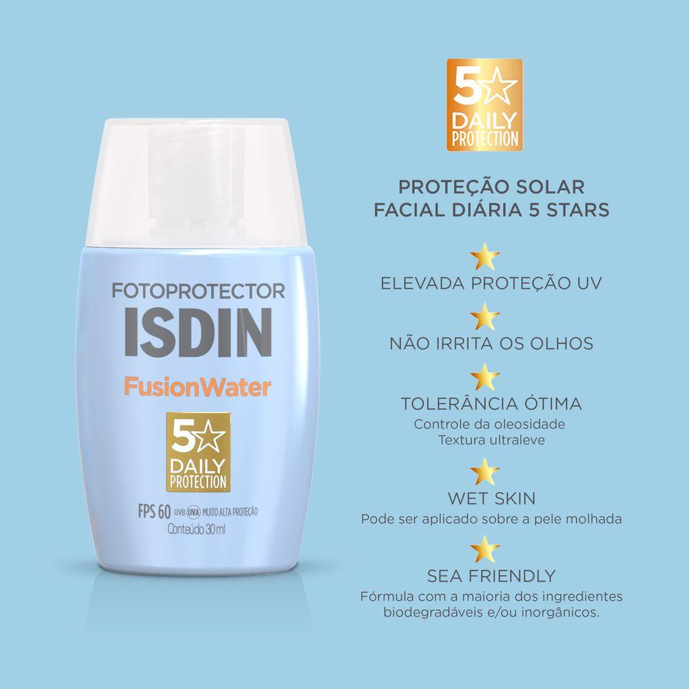 Protetor Solar Facial Isdin Fusion Water 5 Stars FPS60 - 2