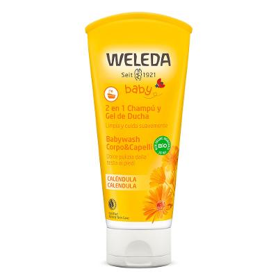 Calêndula Body Wash para o Bebê Weleda - Shampoo e Gel de Banho